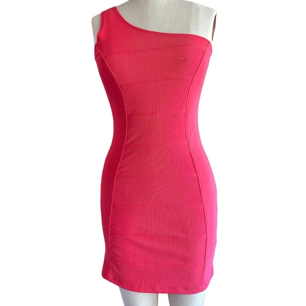 Womens Dress Size Small Pink Bodycon Barbie Girlhood Office Siren Summer Date